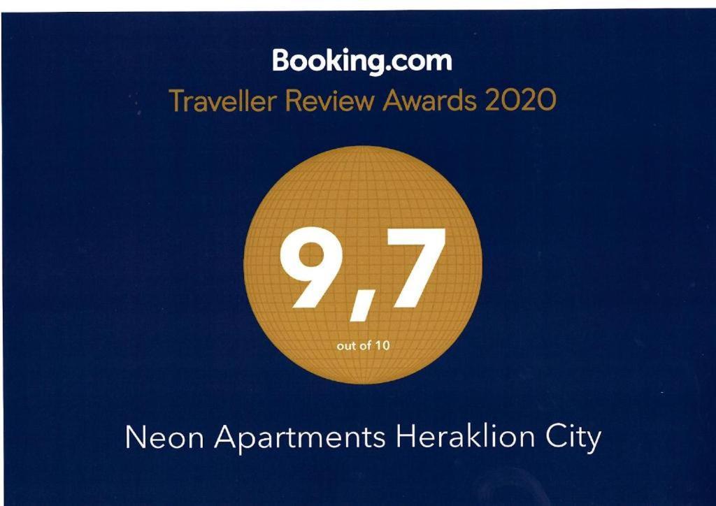 Neon Apartment, Modern, High Quality, Central Apt, Heraklion City Bagian luar foto