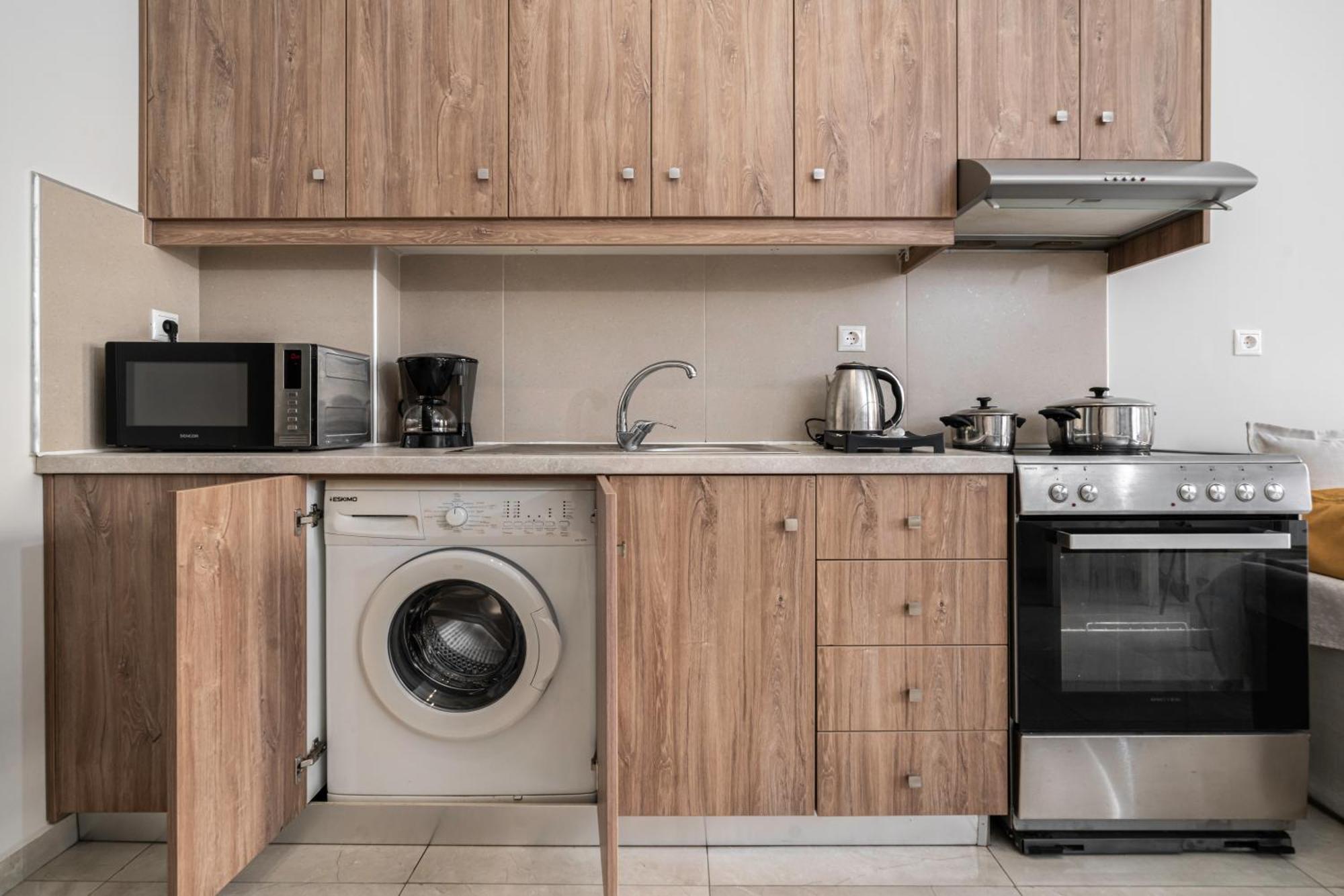 Neon Apartment, Modern, High Quality, Central Apt, Heraklion City Bagian luar foto